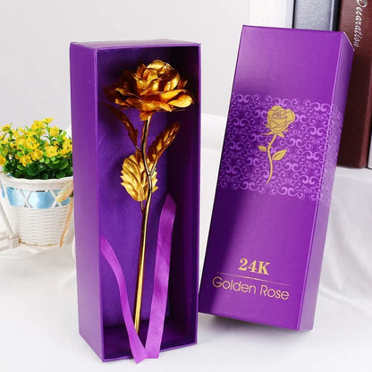 24k Gold Rose