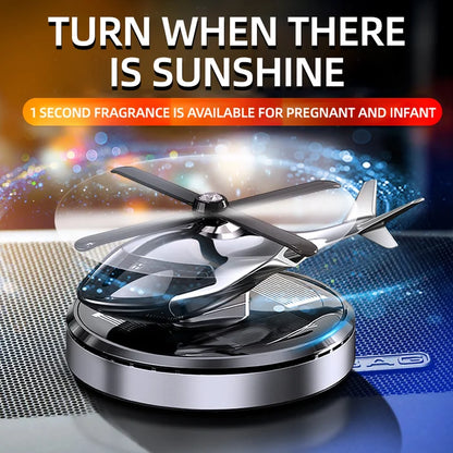 Metal Solar Helicopter Air Freshener