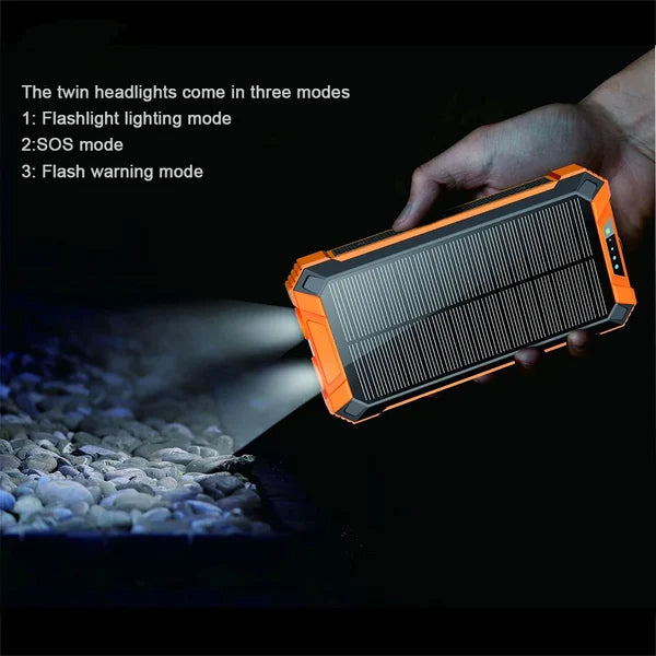 Portable Wireless Solar Power Bank