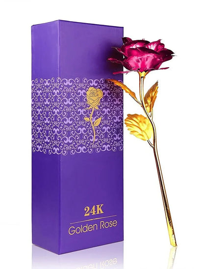 24k Gold Rose