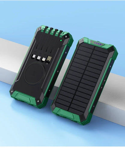 Portable Wireless Solar Power Bank