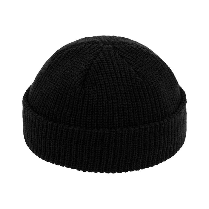 BLACK FISHERMAN BEANIE