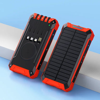 Portable Wireless Solar Power Bank