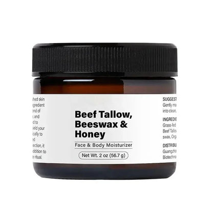 Beef Tallow Beeswax and Honey Face Moisturizer