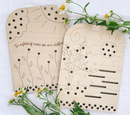 DIY Flower and Leaf Collector Boards